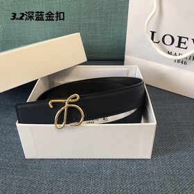 Дамский ремень Loewe с точно выполненной пряжкой из итальянской к
