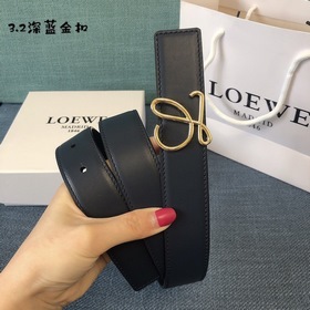 Дамский ремень Loewe с точно выполненной пряжкой из итальянской к
