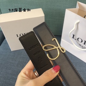 Дамский ремень Loewe с точно выполненной пряжкой из итальянской к