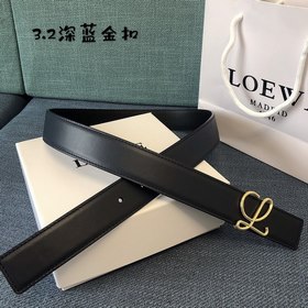 Дамский ремень Loewe с точно выполненной пряжкой из итальянской к