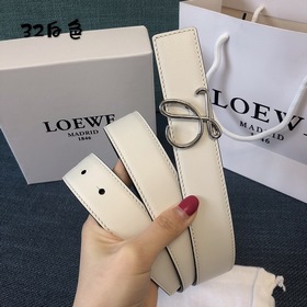 Дамский ремень Loewe с прецизионной гальванической пряжкой, италь
