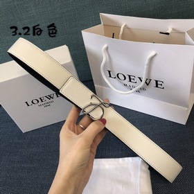 Дамский ремень Loewe с прецизионной гальванической пряжкой, италь