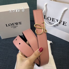 Дамский ремень Loewe с точно выполненной пряжкой из итальянской к