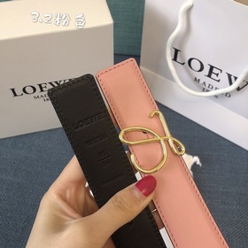 Дамский ремень Loewe с точно выполненной пряжкой из итальянской к