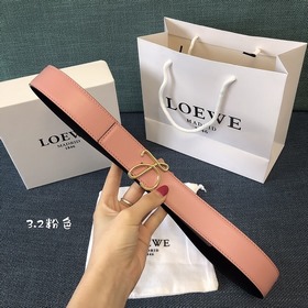 Дамский ремень Loewe с точно выполненной пряжкой из итальянской к