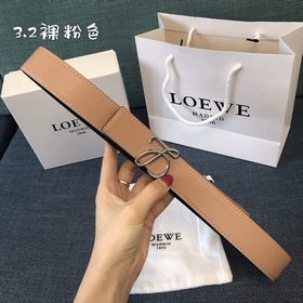 Дамский ремень Loewe с точно выполненной пряжкой из итальянской к