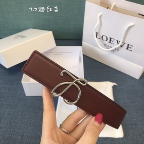 Дамский ремень Loewe с точно выполненной пряжкой из итальянской к