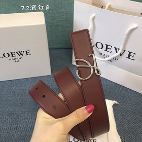 Дамский ремень Loewe с точно выполненной пряжкой из итальянской к