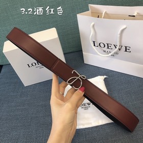 Дамский ремень Loewe с точно выполненной пряжкой из итальянской к