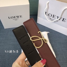 Дамский ремень Loewe с точно выполненной пряжкой из итальянской к