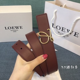 Дамский ремень Loewe с точно выполненной пряжкой из итальянской к
