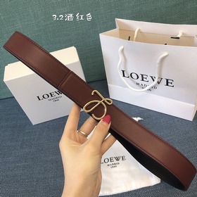 Дамский ремень Loewe с точно выполненной пряжкой из итальянской к