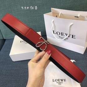 Дамский ремень Loewe с точно выполненной пряжкой из итальянской к
