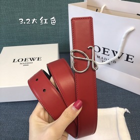 Дамский ремень Loewe с точно выполненной пряжкой из итальянской к