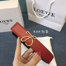 Дамский ремень Loewe с точно выполненной пряжкой из итальянской к
