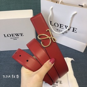 Дамский ремень Loewe с точно выполненной пряжкой из итальянской к