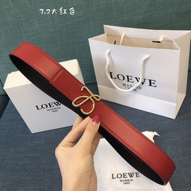 Дамский ремень Loewe с точно выполненной пряжкой из итальянской к