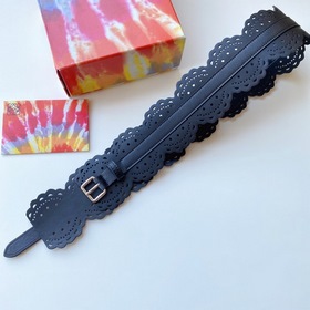 Luo Yiwai пояс, универсальный размер, кожа ягненка  Однослойный 