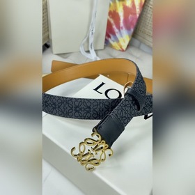 LOEWE Браслет из гофрированной кожи кожи Anagram  Ремень из кож