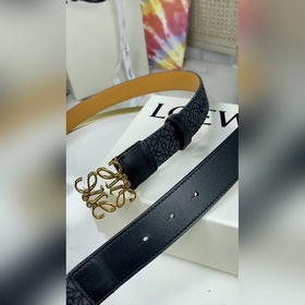 LOEWE Браслет из гофрированной кожи кожи Anagram  Ремень из кож