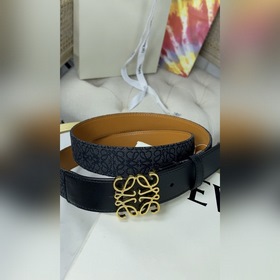 LOEWE Браслет из гофрированной кожи кожи Anagram  Ремень из кож
