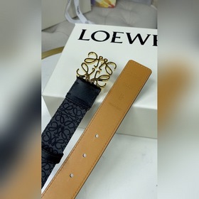 LOEWE Браслет из гофрированной кожи кожи Anagram  Ремень из кож