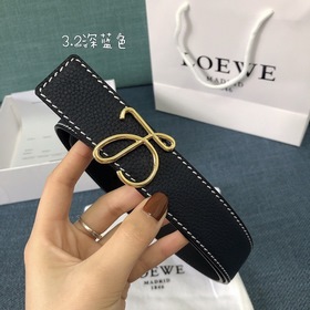 Оригинальная прецизионная электролизная застежка от Loewe, кожа и