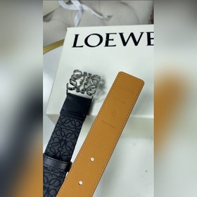 LOEWE Браслет из гофрированной кожи кожи Anagram Ремень из кожи