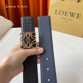 LOEWE Новый ремень с тиснением Изготовлен из мягкой двусторонней