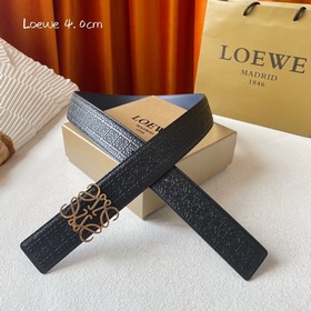 LOEWE Новый ремень с тиснением Изготовлен из мягкой двусторонней