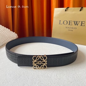 LOEWE Новый ремень с тиснением Изготовлен из мягкой двусторонней