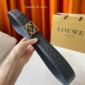 LOEWE Новый ремень с тиснением Изготовлен из мягкой двусторонней