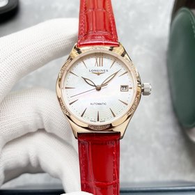 Женские часы Longines Elegance из керамики Модный механический же