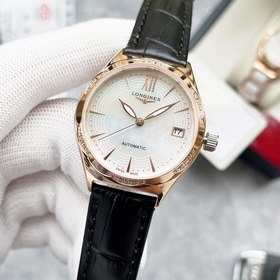 Женские часы Longines Elegance из керамики Модный механический же