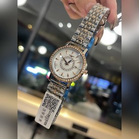 Женские часы Longines с кварцевым механизмом, украшенные перламут
