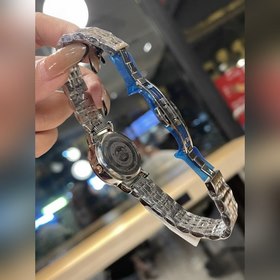 Женские часы Longines с кварцевым механизмом, украшенные перламут