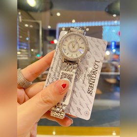 Древесный круг, ракушка, часы Longines, кварцевые женские часы, л