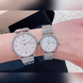 Новейшие часы для пар от Longines  Оригинальный импортный кварц