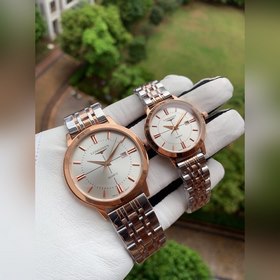 Часы для пар Longines Оригинальный импортный кварцевый механизм,