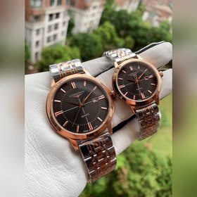 Часы для пар Longines Оригинальный импортный кварцевый механизм,