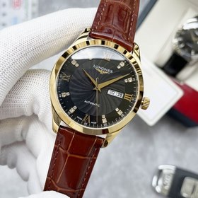 Longines, изысканные мужские часы с классическим дизайном с тремя