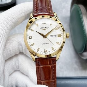 Longines, изысканные мужские часы с классическим дизайном с тремя