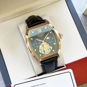 Longines, высококачественные мужские часы с большим маховиком и л