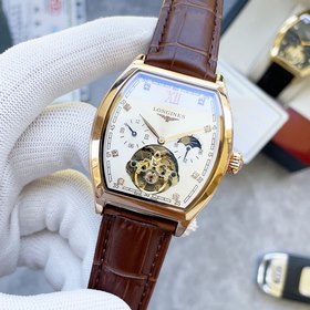 Longines, высококачественные мужские часы с большим маховиком и л