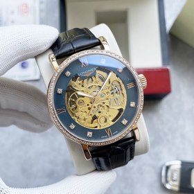 Элегантные мужские часы Longines с впечатляющим ажурным дизайном 
