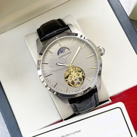 Элегантные мужские часы Longines с большим маховиком и фазой Луны