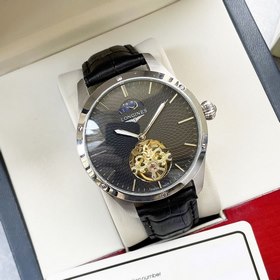 Элегантные мужские часы Longines с большим маховиком и фазой Луны