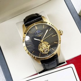 Элегантные мужские часы Longines с большим маховиком и фазой Луны