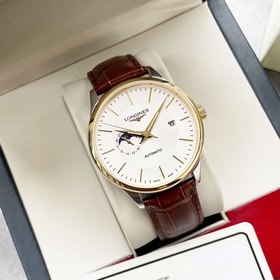 Элегантные мужские часы Longines с уникальным дизайном фаз Луны в