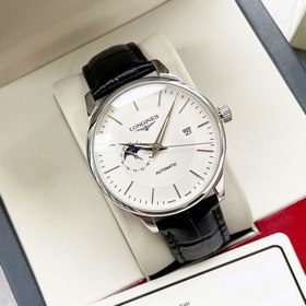 Элегантные мужские часы Longines с уникальным дизайном фаз Луны в